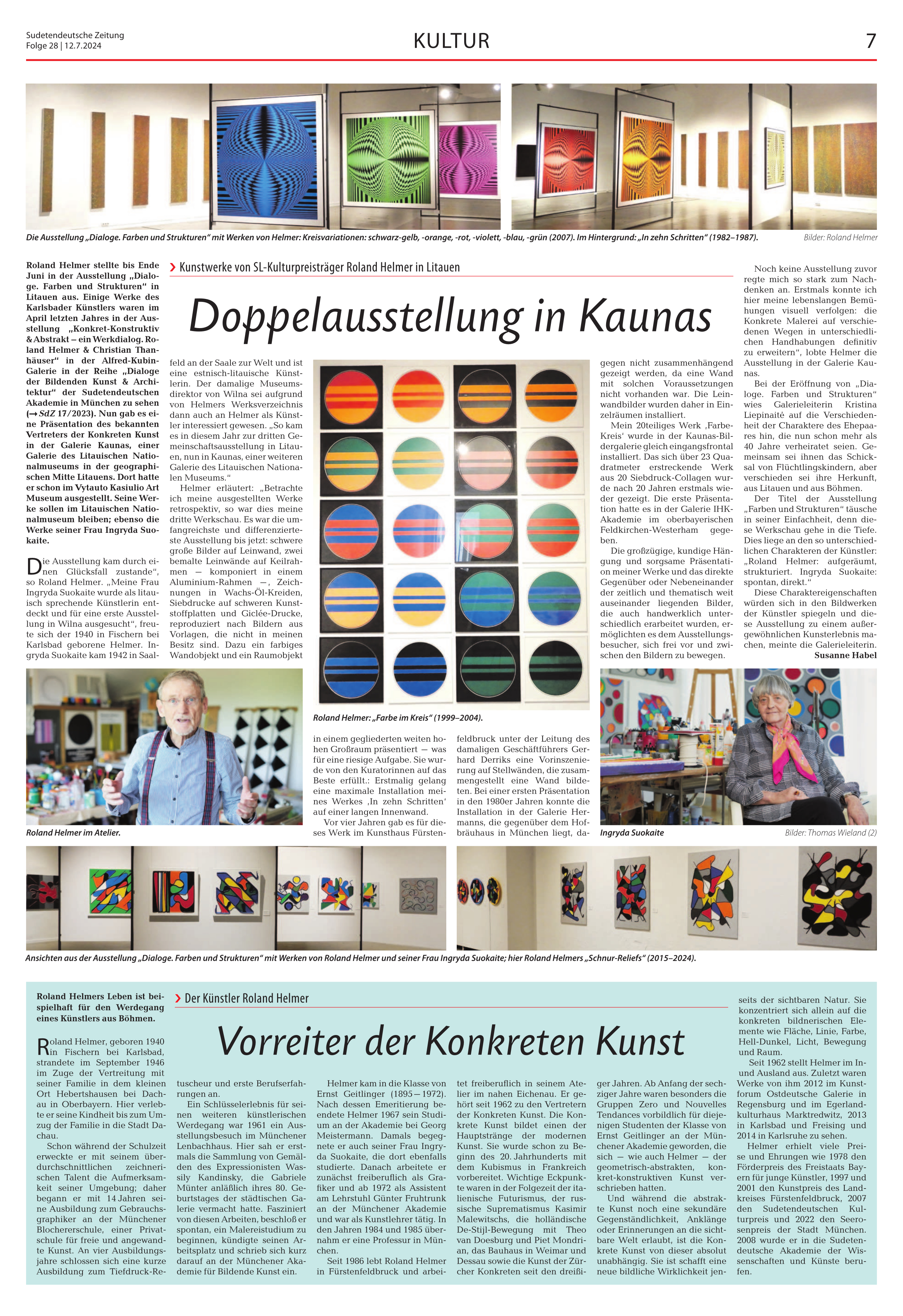 Sudetendeutsche Zeitung Bericht Kaunas